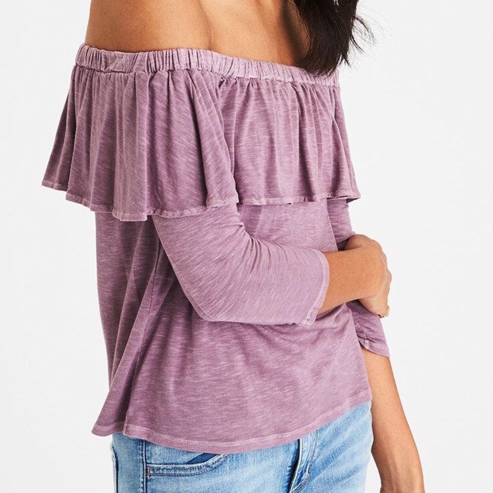 AE Soft & Sexy Off the Shoulder Top